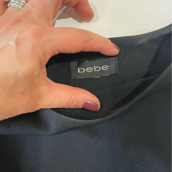 BEBE little black dress, size 4, light wool, excellent condition - Picture 2 of 7